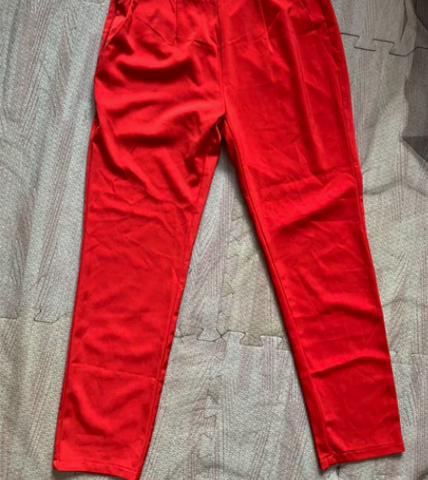 包邮闲置春秋夏季薄款休闲裤直筒垂坠感高腰纯...