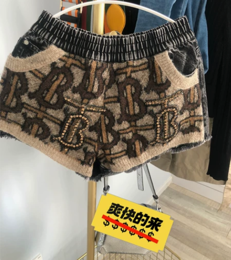 秋冬短裤，冬天短裤，毛呢短裤。牛仔短裤冬天...