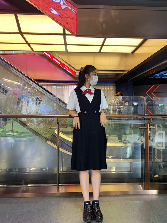人生第一天jk制服,当时图新鲜逛街的时候就...