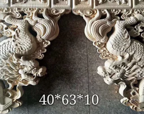 木雕实木狮子牛腿雀替人物雕花梁托角花