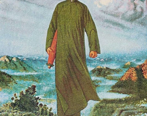 刺绣画红色收藏画织锦绣海报伟人像文革刺绣 ...