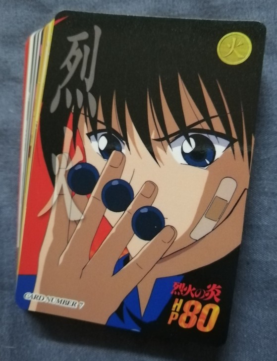 日版 烈火之炎 本彈 白卡一套36張