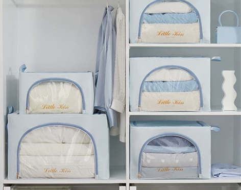 衣服收纳箱家用布艺衣物收纳盒整理箱被子百纳...