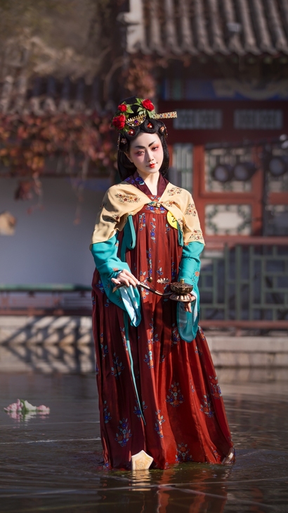 【汉服出租】敦煌供养人 复原汉服出租 都督...