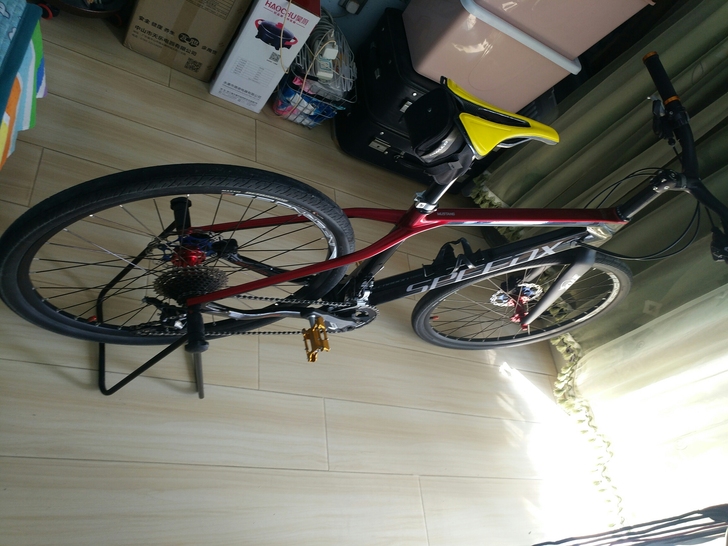 全新碳纤维山地车，野兽碳纤维内走线车架，碳...