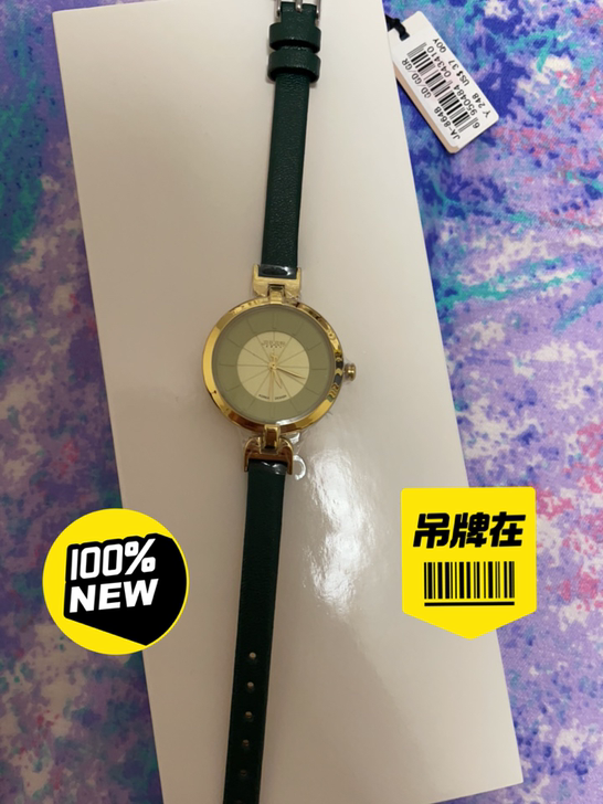 全新 转手原因 朋友送的但是平时不戴表，只...