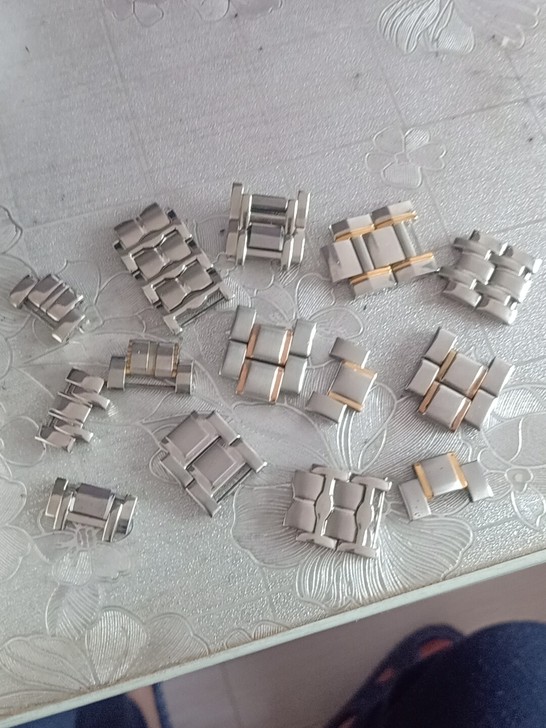 天王表链节各种型号的天王机械男表链节，有需...