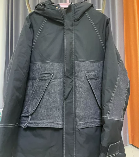 男羽绒服九五新，185到190可穿，喜欢私...