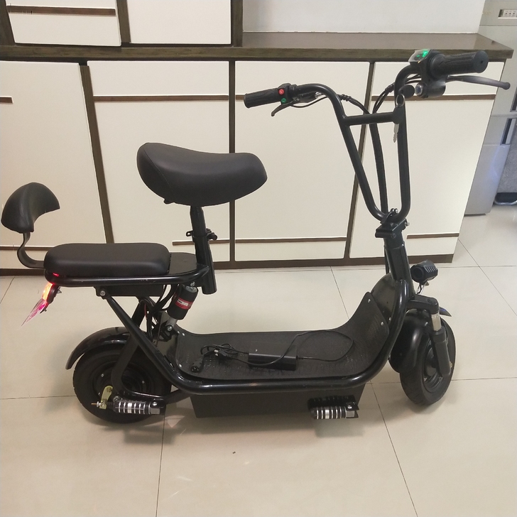 小型电动车可折叠前后刹车 LED超亮大灯 ...