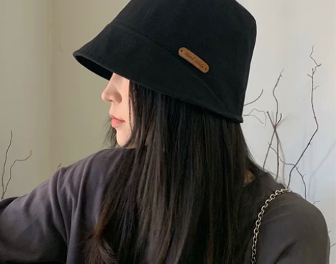 日系显脸小渔夫帽子女春夏季出游圆脸适合盆帽...