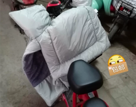 电动车挡风被防风被冬季毛绒厚实保暖防水电瓶...