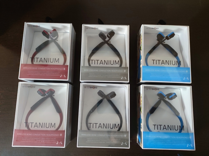韶音 Titanium AS600骨传导蓝...