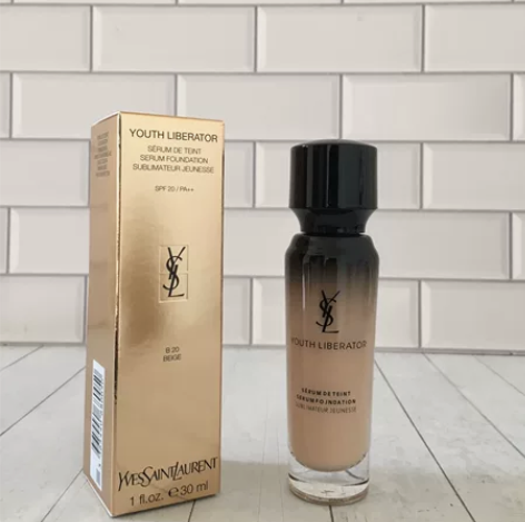 YSL圣罗兰逆龄粉底液30ml 滋润保湿轻...