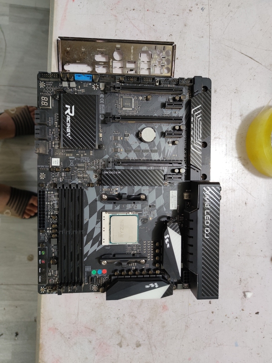 映泰x370 gt7电脑主板个人拆机便宜出