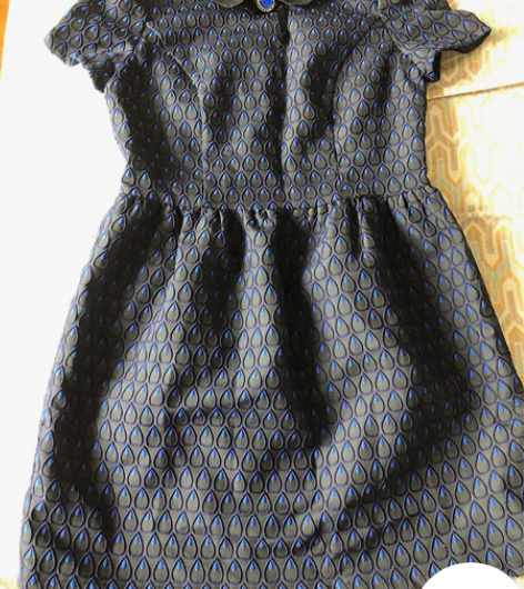 女式藏青色连衣裙，有点礼服裙的感觉，尺码1...