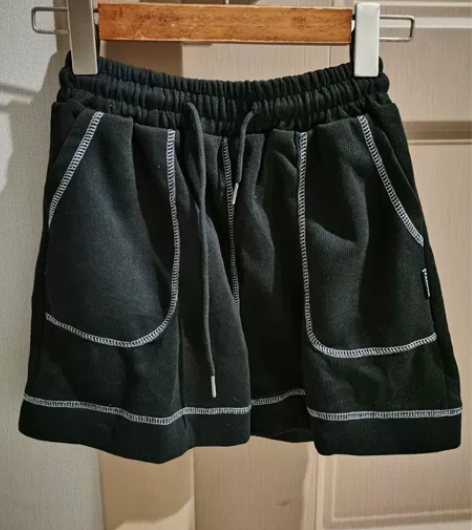 品质女士针织短裤L码，适合29-30码偏远...