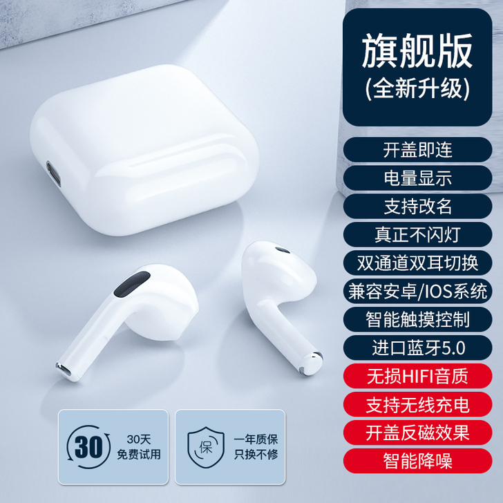 2021新款蓝牙耳机双耳适用vivo/iQ...