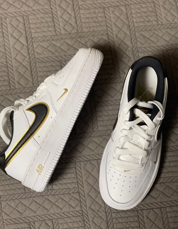 Nike Air Force1 白黑 迷你...