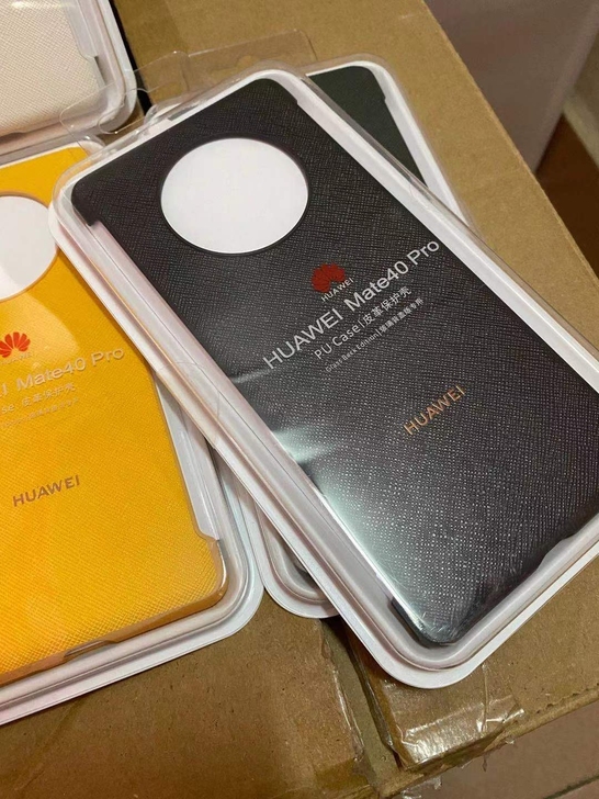 华为mate40原装手机壳皮革mate40...
