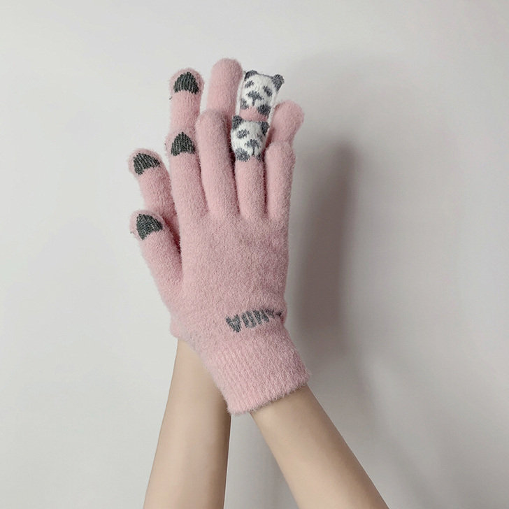 【可触屏】保暖手套可触屏毛线防寒全新包邮5...