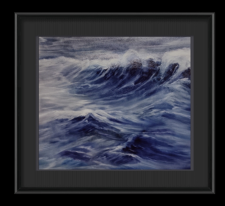 自己画的刀笔油画