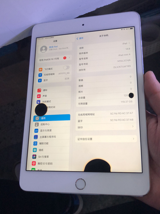 iPad mini4 128G  WI-F...