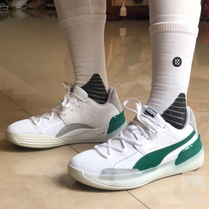 Puma 彪马 经典联名款黑白配色皮鞋男鞋...
