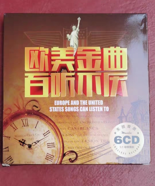 【6碟全新包邮】正版欧美经典英文老歌cd怀...