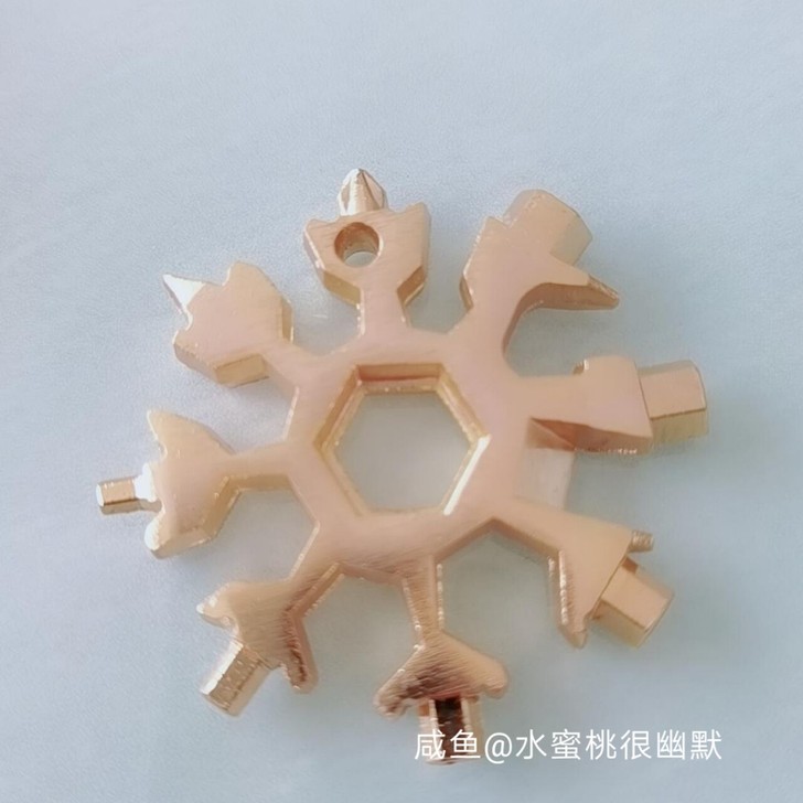 十八合一万能雪花扳手六角八角轻便携带迷你万...