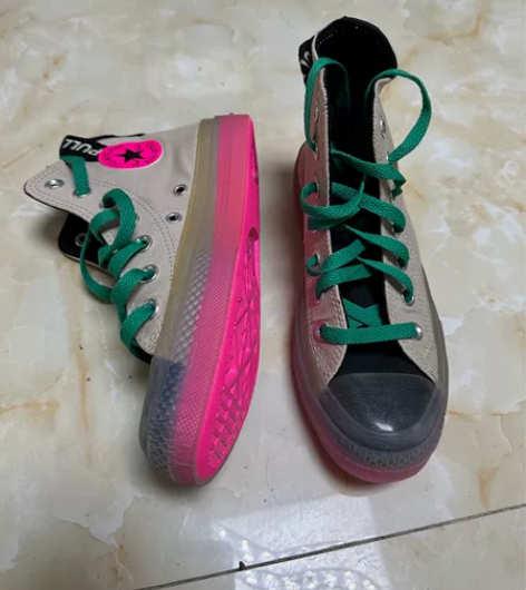 CONVERSE匡威2021年黑色高帮帆布...