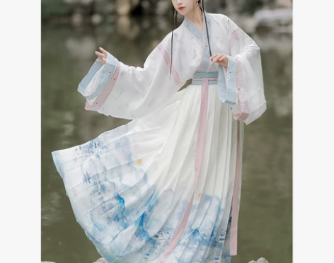 徽韵雅颂【十二风华鉴 画中仙】晋制绣花交领...