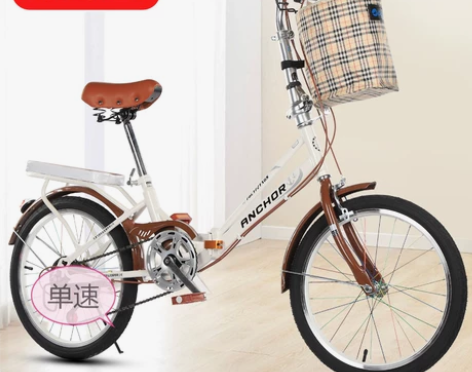 飞鸽铁锚折叠自行车女式男士16寸20寸成人...