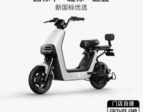 小牛电动 G0 40新国标锂电池轻便成人通...