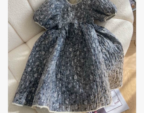 全新包装在 法式复古小个子连衣裙高腰显瘦气...