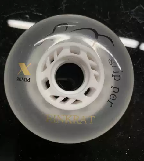 陆地冰球轮滑球轮子比赛专用地板轮76a硬度...