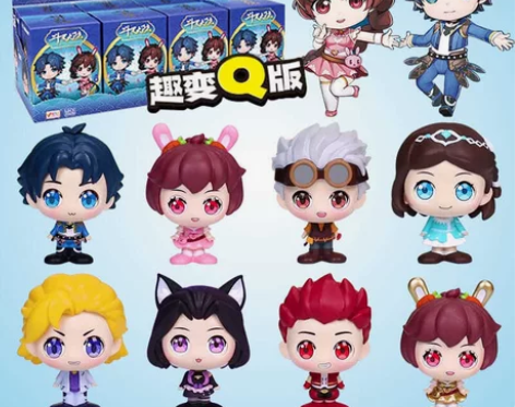 全新正版斗罗大陆Q版趣味变脸盲盒可指定款式...
