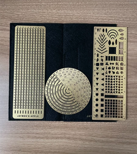 品牌精美黄铜手帐尺 Jadens Appl...