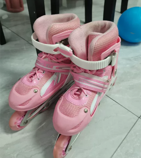 儿童溜冰鞋全闪套装男女孩旱冰鞋滑冰鞋轮滑鞋...