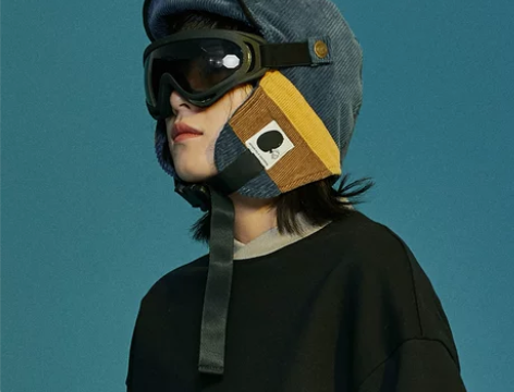 octopusme西夏死书联名撞色复古防风...