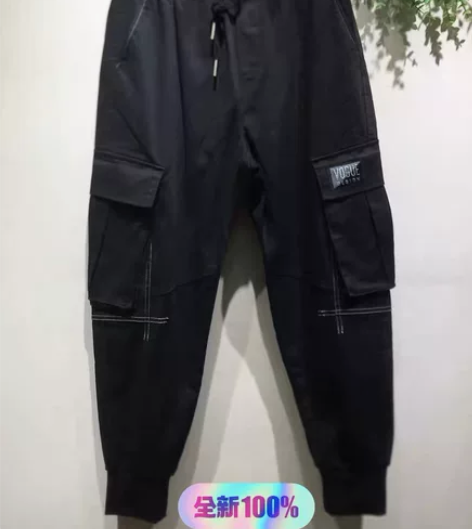 【全新】2022秋冬新款男装抽绳松紧腰多袋...