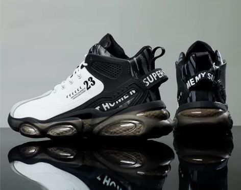 秋季男鞋2022新款秋冬aj高帮篮球运动鞋...