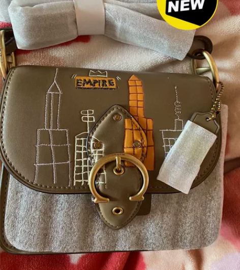 全新COACH蔻驰女士新款艺术家联名款涂鸦...