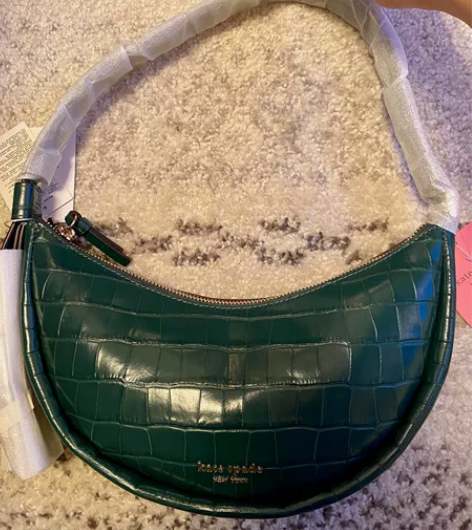 Kate Spade smile小号亮皮鳄...