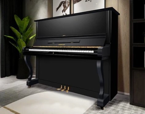 韩国二手钢琴原装英昌u3立式钢琴永昌黑白色...