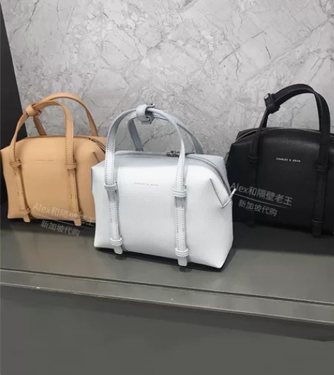 CHARLES＆KEITH 纯色简约女士手...