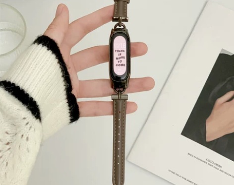 小米手环6/7腕带5nfc版/4/3表带女...