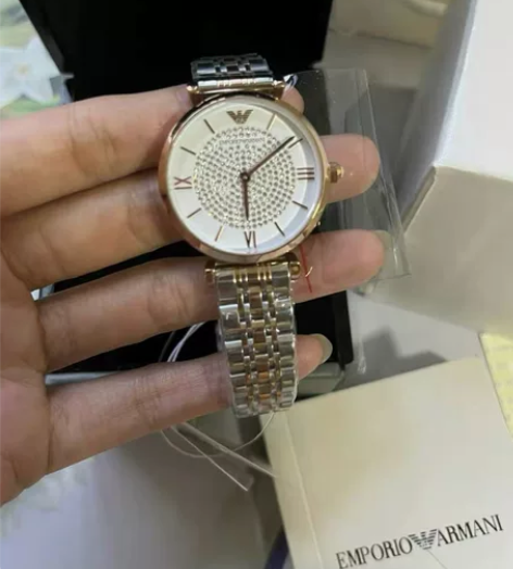 急出~闲置全新 阿玛尼满天星手表AR192...