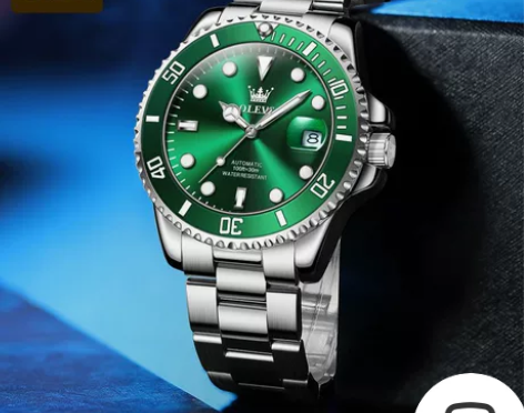 【绿水鬼】瑞士专柜全自动机械表男士手表高档...