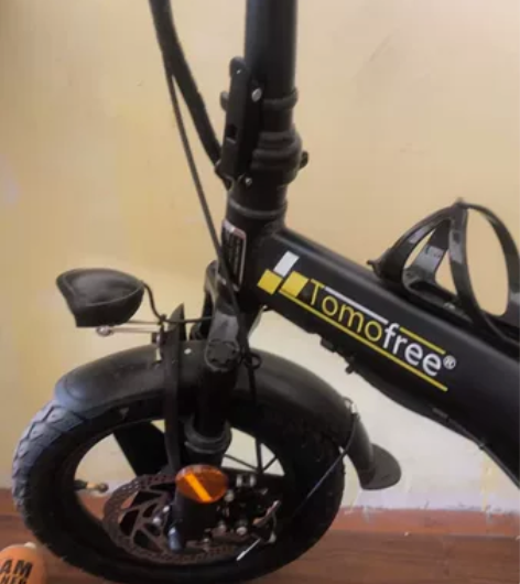 Tomofree折叠电动自行车小型超轻便携...