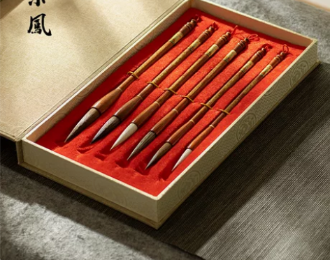 鼠须毛笔 毛笔湖笔张小凤 状元笔 专业级狼...